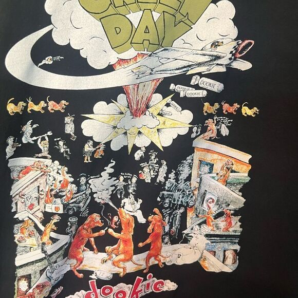 Green Day Dookie CD Cover unisex Retro size XL. - Picture 2 of 6